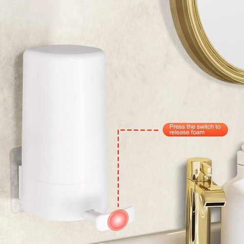 Wall-Mounted Soap Grinder for Bar Soap, No-Drill Soap Shaver and Dispenser, Waterproof Soap Bar Shredder for Bathroom, Kitchen