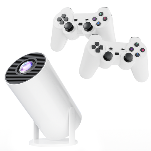 2025 Hot Smart Game Projector IHOMELIFE ISMARTX - 300 720P Android Projector with Wireless Controller & IR Remote Control