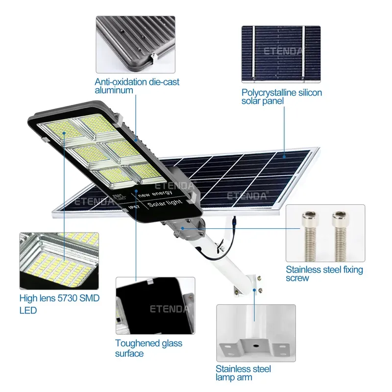 Solar - charged street lights