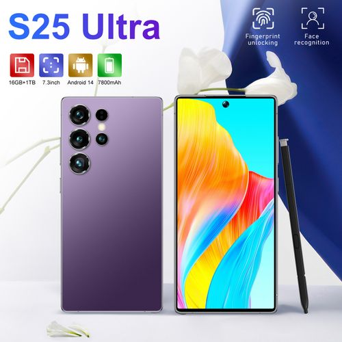 High Configuration S25 Ultra 7.3-Inch HD 5G Global Version Fast Network Gaming Dual SIM Android 15 108MP 16GB+1TB Mobile Phone