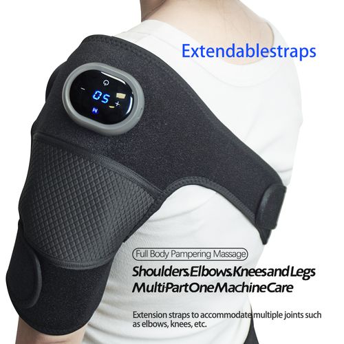 3 in 1 Heated Knee Massager Shoulder Heating Pads Elbow Brace with Vibration Warmers Wrap