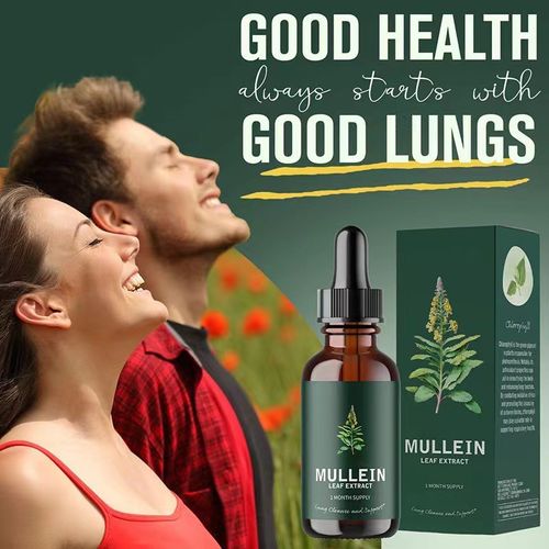 Natural OEM Supplement Mullein Leaf Extract Drops to Support Healthy Breathing Immue Booster