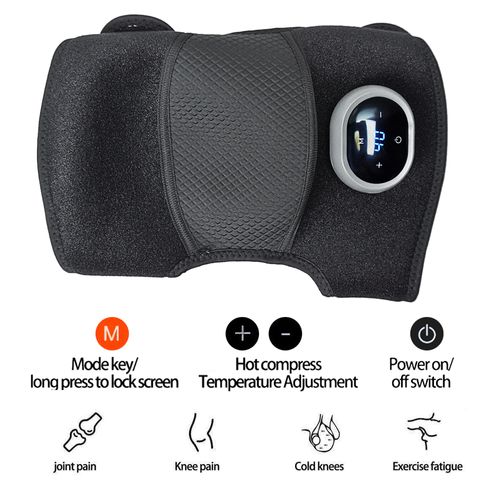 3 in 1 Heated Knee Massager Shoulder Heating Pads Elbow Brace with Vibration Warmers Wrap