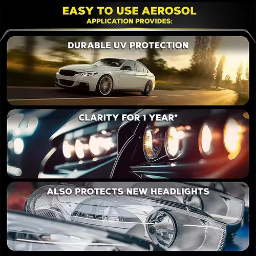 Car Headlight Cleaner Remover for Detailing and Wash Effective Product for Care and Maintenance