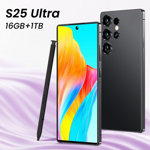 High Configuration S25 Ultra 7.3-Inch HD 5G Global Version Fast Network Gaming Dual SIM Android 15 108MP 16GB+1TB Mobile Phone