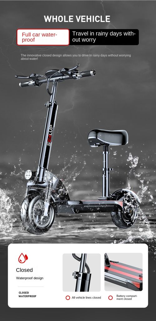 A foldable electric scooter that can ride 160 km