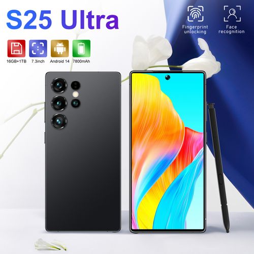High Configuration S25 Ultra 7.3-Inch HD 5G Global Version Fast Network Gaming Dual SIM Android 15 108MP 16GB+1TB Mobile Phone