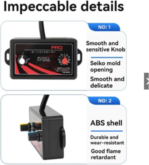 Universal Horn Controlle  12-24 Volt Horn Controller,25 Tones Car Horn Control Box