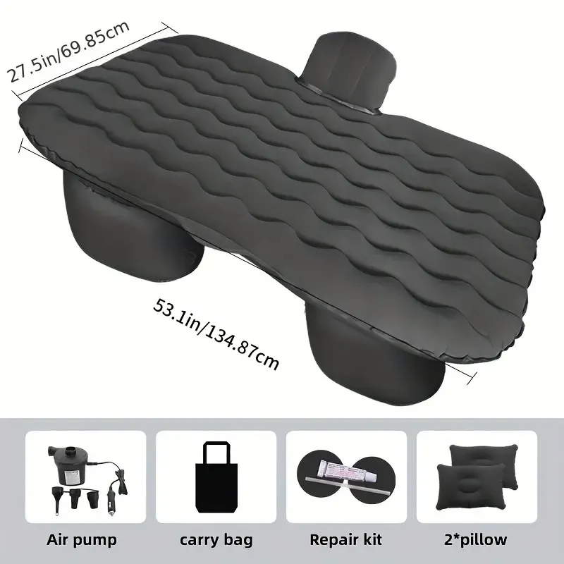 Inflatable car mattress
