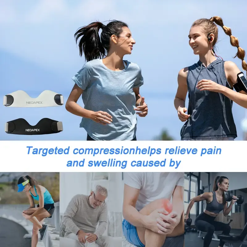 Patellar Tendon Support Strap 2 Pack Knee Brace for Women & Men