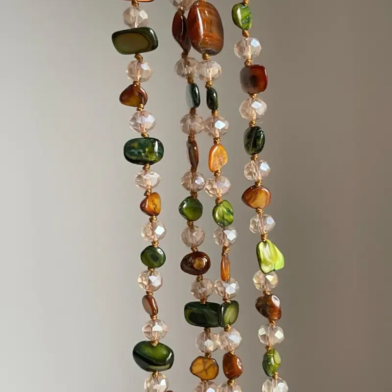 Boho Colorful Seashell  Necklace