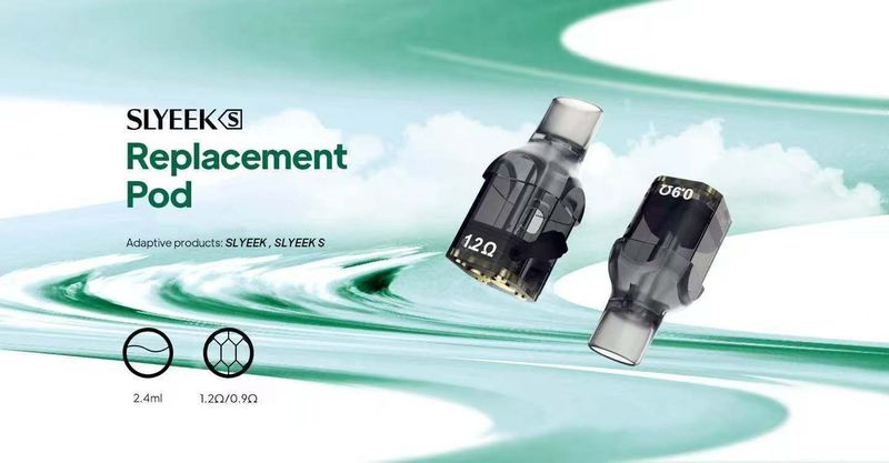 SLYEEK斯萊克 替換式空彈殼 2.4ml 1000mAh 一代適配