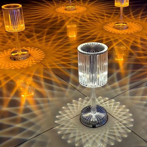 Bedside high-end decorative atmosphere light small table lamp rechargeable night light