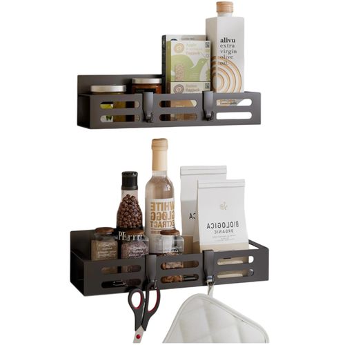 Bathroom microwave refrigerator magnetic rack seasoning kitchen storage rack microwave kitchen
