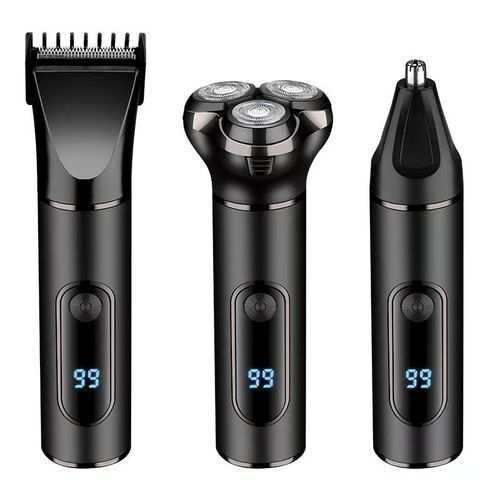 Multifunctional three-in-one razor electric shaver