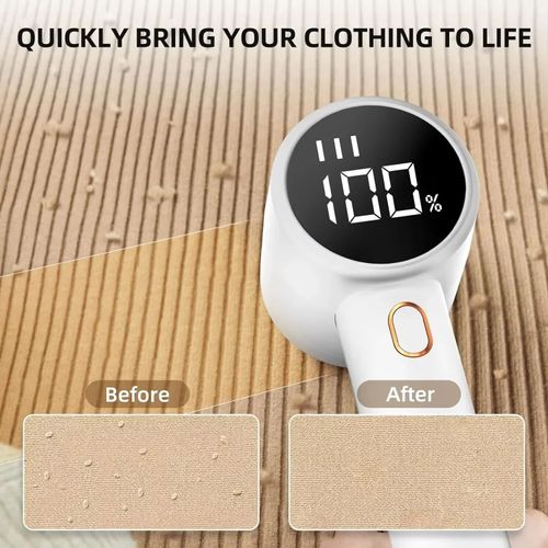 New Modern Electric Lint Remover 3-Speed Adjustable Wireless LED Digital Display Safe Household Smart Appliance
