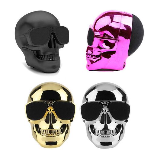 Skull Shaped Bluetooth Speaker Wireless Sunglasses Style Portable Mobile Subwoofer Multi Purpose Speaker