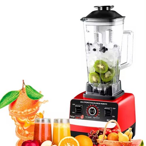 2L Large Capacity Electric Juicer Blender Single Cup Design Stainless Steel Blades for Fresh Fruit and Vegetable Mixing