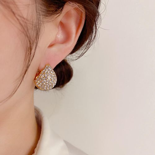 Hoop Earrings Fine Jewelry Diamond Earrings Women Accessories Women Luxury Jewelry