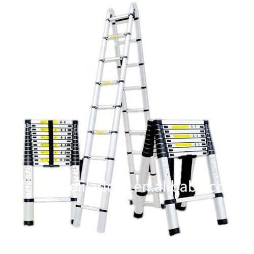 Aluminum Alloy Telescopic Folding Ladder 3 meters