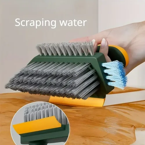 Tyuoikom Scrub Brush Comfort Grip & Flexible Stiff Bristles Heavy Duty for Bathroom Shower Sink Carpet Floor