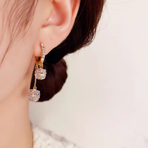 2025 Trendy Light Luxury Zircon Earrings for Women: Elegant, Versatile & Simply Magnificent Ear Cuffs