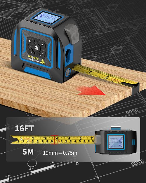 3-in-1 Multifunctional Laser Tape Measure