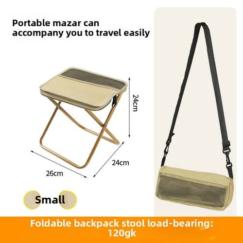 Instant Setup Stool Bag  Your On the Go Seat & Crossbody Pouch for Camping, Fishing,waiting in line Lines & More