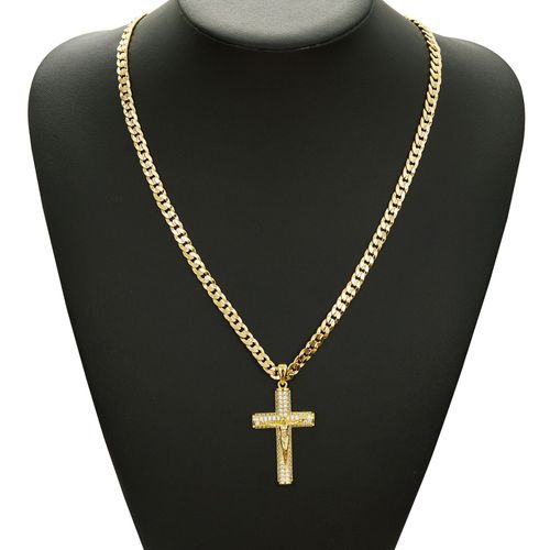 Cross Goddess Necklace, Shining Bright
