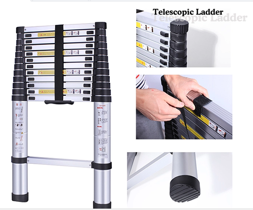 Aluminum Alloy Telescopic Folding Ladder 3 meters