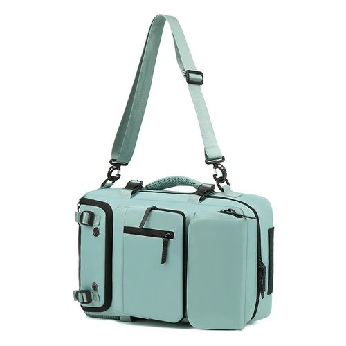 Lightweight Nylon Hiking Backpack | USB-Charging Laptop Compatible Travel Duffel with Shoe Compartment