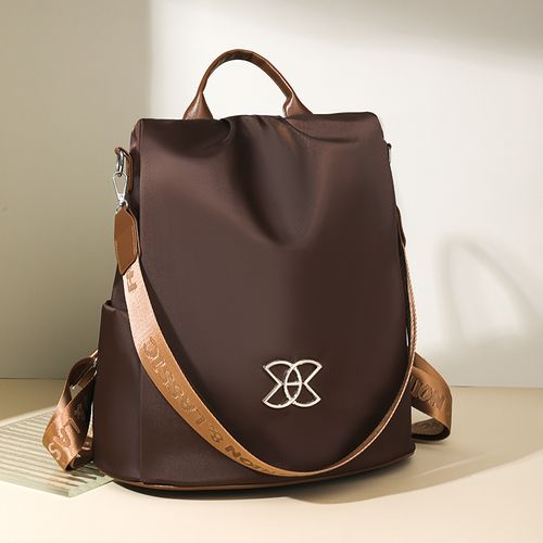 Luxury Retro Girls Backpack Waterproof Oxford Polyester Fabric Casual School Daily Bag