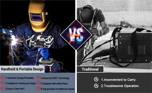 Dual-Voltage Mini Inverter Arc Welder – Portable Handheld for Home