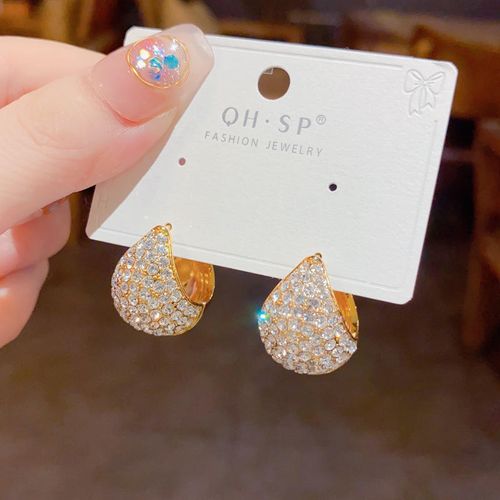 Hoop Earrings Fine Jewelry Diamond Earrings Women Accessories Women Luxury Jewelry