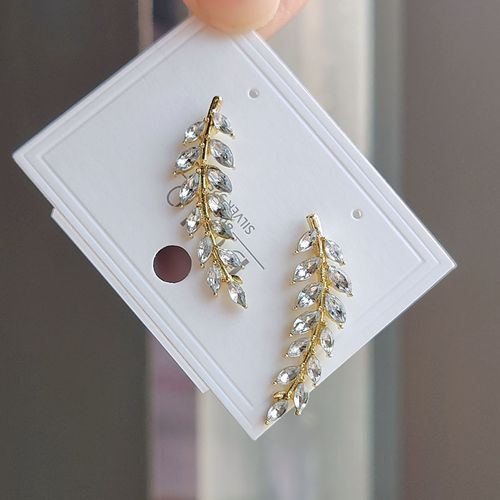 Super Flash Wheat Ear Fashion Exquisite Light Luxury Diamond Earrings