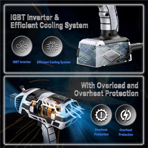 Dual-Voltage Mini Inverter Arc Welder – Portable Handheld for Home