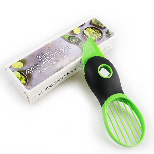 Home and Kitchen Tools: 3-in-1 Multi-functional Cutter for Kiwi, Avocado, and Mango (with Core Remover)