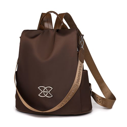 Luxury Retro Girls Backpack Waterproof Oxford Polyester Fabric Casual School Daily Bag