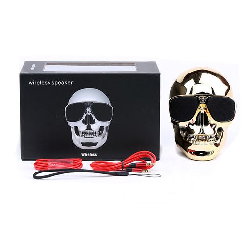 Skull Shaped Bluetooth Speaker Wireless Sunglasses Style Portable Mobile Subwoofer Multi Purpose Speaker