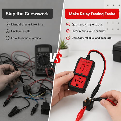 🔥HOT SALE🔥 COD! Automotive Relay Tester ,Relay Repair Tool – Universal for 4-Pin & 5-Pin Relays