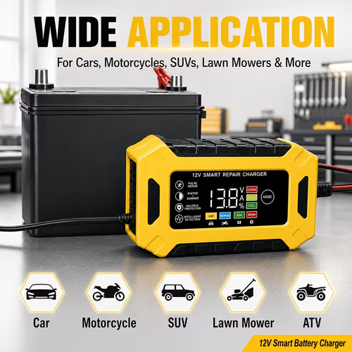 Cardivek 12V 6A Car Battery Charger