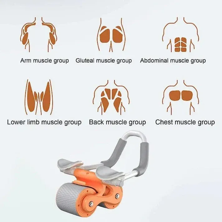🏋️‍♂️Automatic Ab Roller System, Get Perfect Abs. (Hot Sale Upto 50% Off)