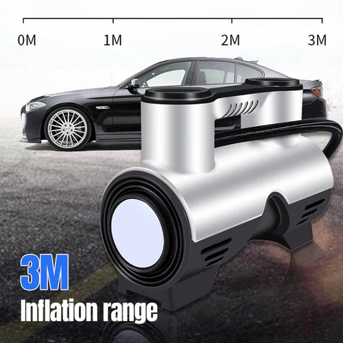Portable cordless car tire pump with digital display