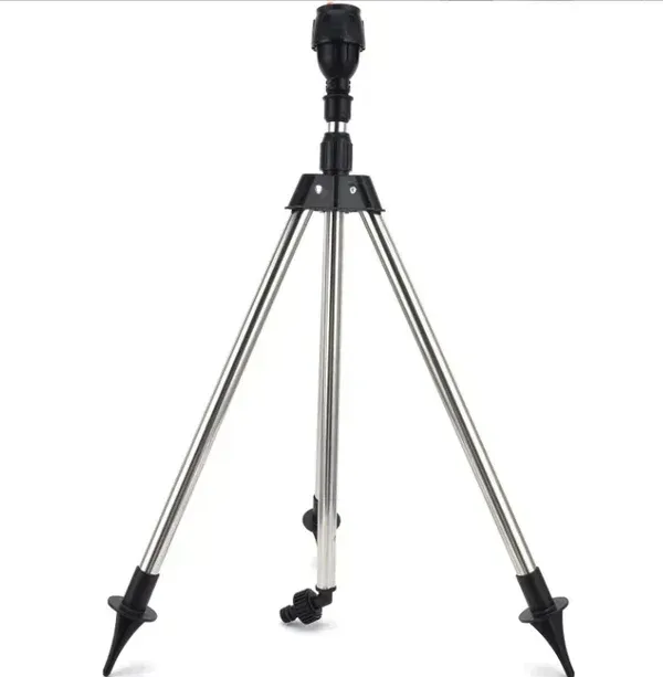 🔥💯Stainless Steel Rotary Irrigation Tripod Telescopic Support Sprinkler👇