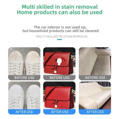 🔥Hot Seller🔥 COD！CrossBorder Multi-Purpose Foam Cleaner Powerful Stain Remover for Car Interiors and Leather SeatsSpecially Formulated for White Sneakers