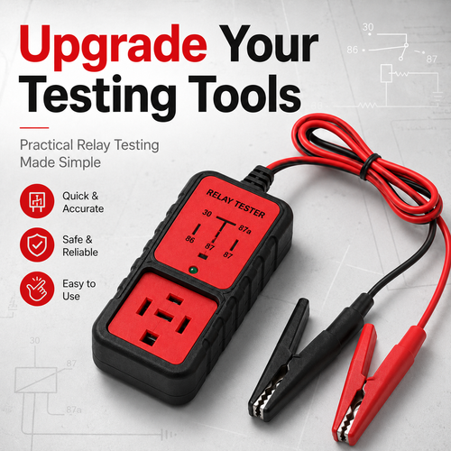 🔥HOT SALE🔥 COD! Automotive Relay Tester ,Relay Repair Tool – Universal for 4-Pin & 5-Pin Relays