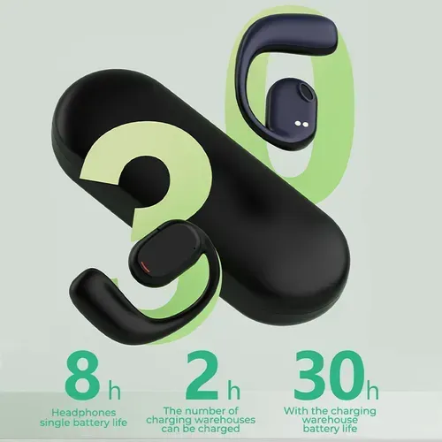 Wireless Bluetooth headset that hangs in the ear