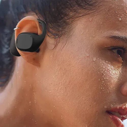 Wireless Bluetooth headset that hangs in the ear