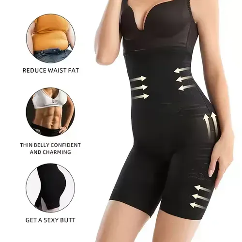 Women's tummy control plus size body shaping pants