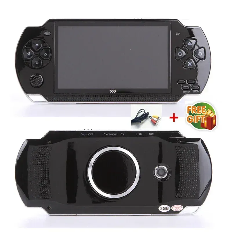🔥🔥Hot Sale Promotion -Handheld Game Console Mp4 player MP5 game player 4.3 Inch Screen 8GB Support for PSP Game,Camera,Video,E-Book